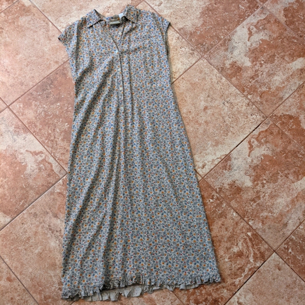 Floral print midi dress